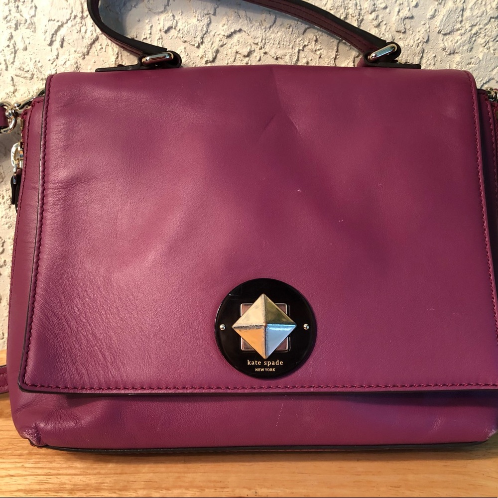 Kate Spade Purple Varick Street Abbie Crossbody